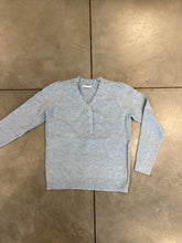 Load image into Gallery viewer, Ruffle Henley Neck Sweater