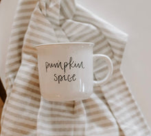 Load image into Gallery viewer, Pumpkin Spice Rustic Campfire Coffee Mug
