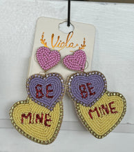 Load image into Gallery viewer, Valentine&#39;s Day Beaded Earrings
