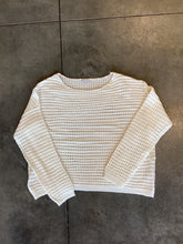 Load image into Gallery viewer, Long Sleeve Crochet Pullover
