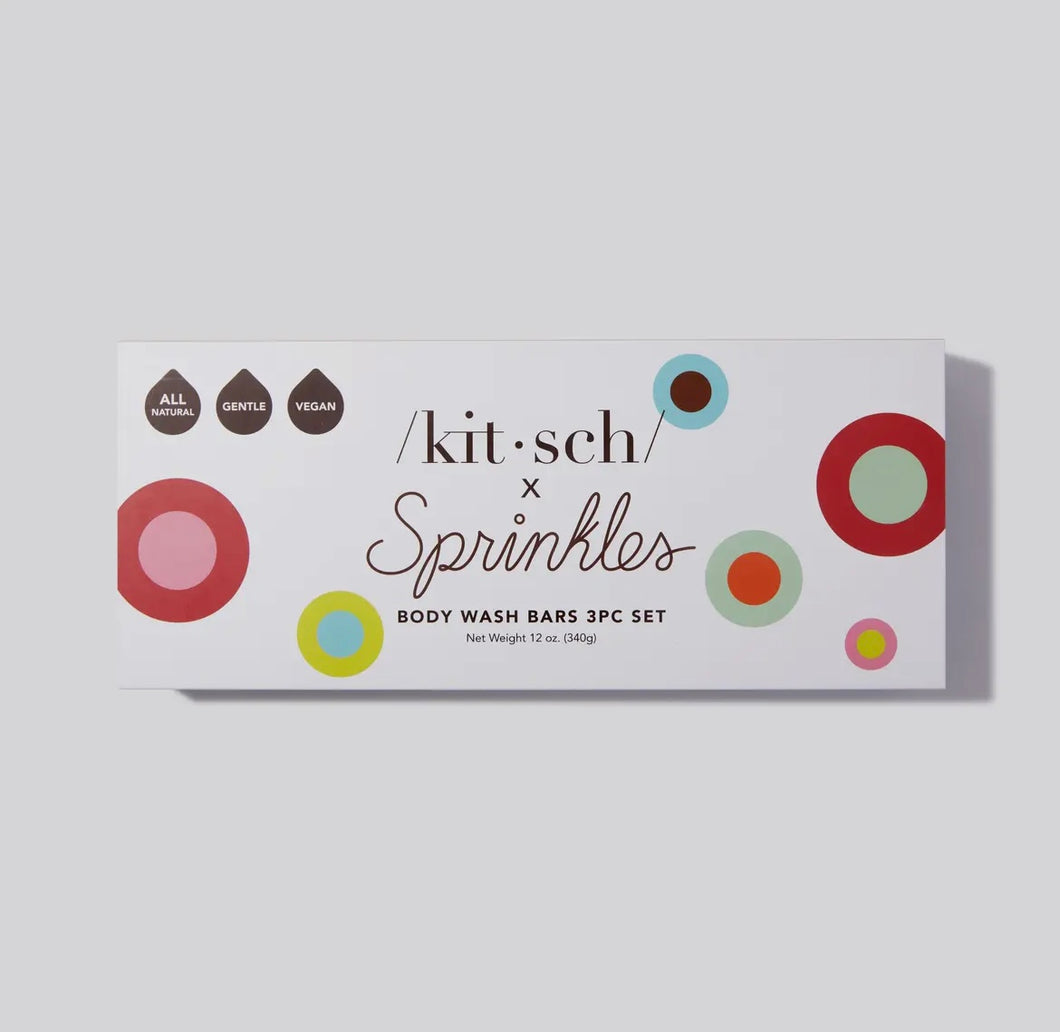 Kitsch x Sprinkles Body Wash Bar 3pc Set