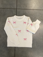 Load image into Gallery viewer, Embroidered Bow Sweater
