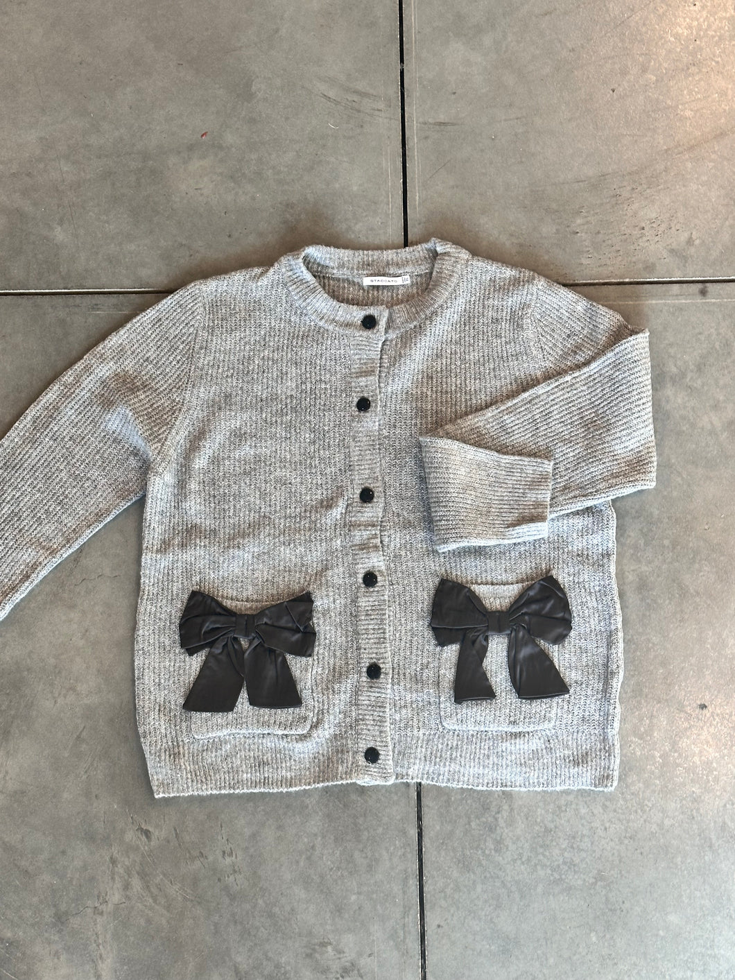 Bow Pocket Cardigan