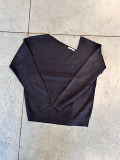 Asymmetric Neck Sweater