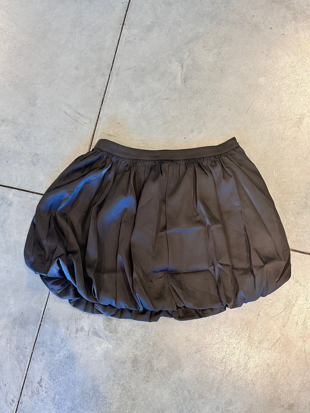 Satin Bubble Skirt