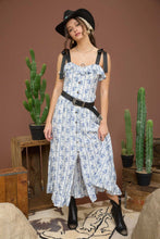 Load image into Gallery viewer, Girl in blue floral dress
