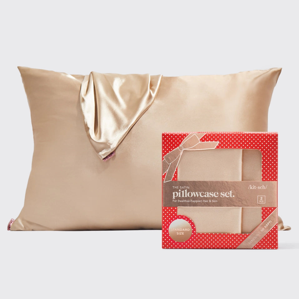 Kitsch Holiday Satin Pillowcase 2pc set