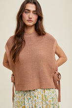 Load image into Gallery viewer, Girl wearing rose sweater vest
