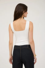 Load image into Gallery viewer, girl wearing white tank top facing backwards
