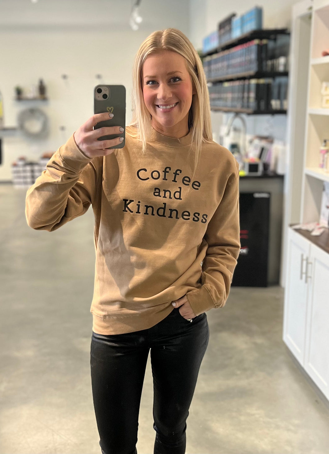 Coffee & Kindness Sweatshirt
